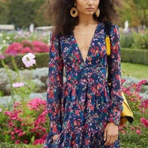 Saloni Floral Pia Dress